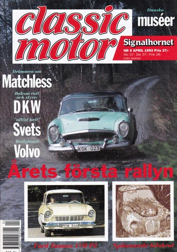 Classic 1992-4 Ford Taunus.Austin Healey Sprite.Volvo PV 53.Rally