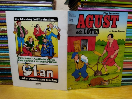 Agust och Lotta tryckt 1988