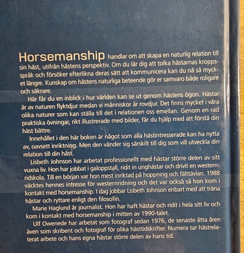 BOK. HORSEMANSHIP.
