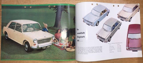 Försäljningsbroschyr BMC Austin 1100