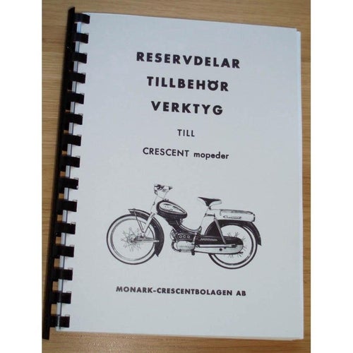 Stora reservdelskatalogen till Crescent Mopeder 1961-1964