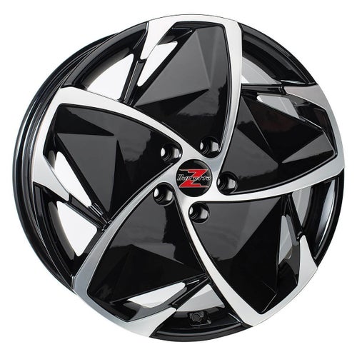 NYTT - 4 st 19" Barzetta Elettrico BLACK POLISHED 5x114.3 8x19 ET35 64.1