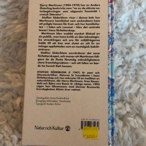 Harry Martinson av Staffan Söderblom