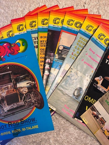 Colorod tidningar 1974-1975 motortidningar