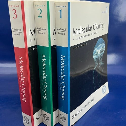Molecular Cloning: A Laboratory Manual, Sambrook/Russell, Tredje Upplagan(3 vol)
