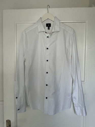 H&M vit skjorta, storlek L