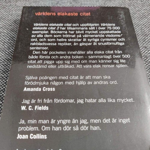 Bokpaket 3st böcker citat samtliga i mkt fint skick!!