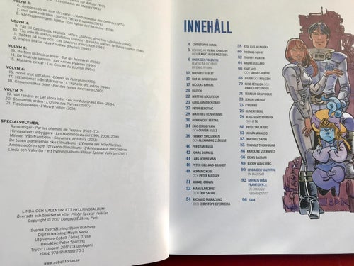LINDA OCH VALENTIN Ett hyllningsalbum Pierre Christin Jean-Claude Mézières 2017