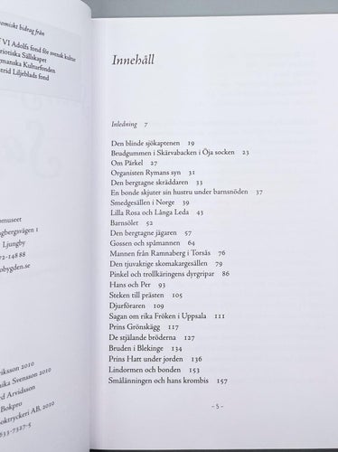 Sven Sederströms sagor - berättade av Monika Eriksson (Sagomuseet. 2010)