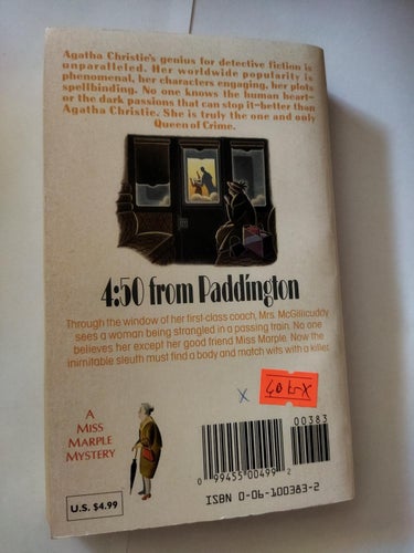 4:50 from paddington by Agatha Christie. bok, pocket. Very Good+