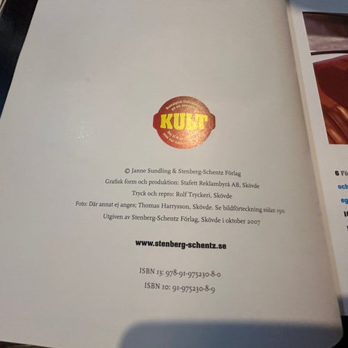 Kult Nostalgisk tillbakablick på en annan tid av J. Sundling, Very Good+, BM