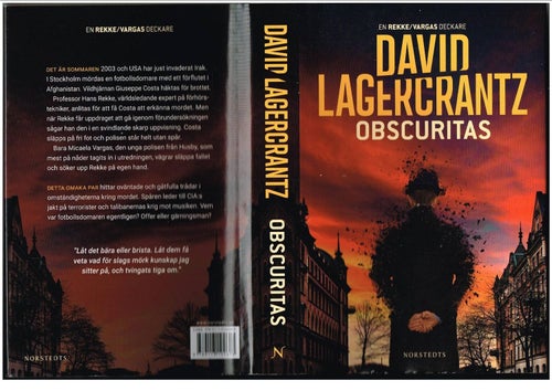 OBSCURITAS En Rekke/Vargas-deckare - David Lagercrantz (2021)