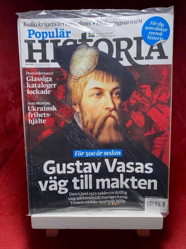 Populär Historia - Gustav Vasas väg till makten, Inplastad! Nr6/2023