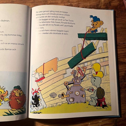 Bamse och sjörövarna - Fin bok - Bamse lille skutt skalman äventyr saga