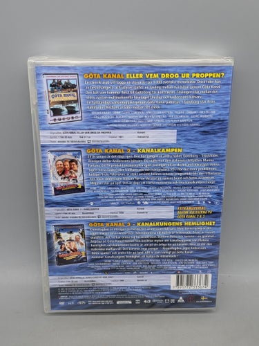 Göta Kanal 1,2,3 Alla tre filmerna - Ny Inplastad DVD