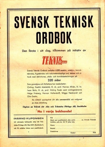 Teknik för Alla Nr18 1946