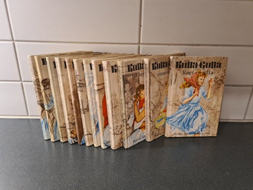 Kulla-Gulla hela serien böcker x 12 bra skick KÖP NU-PRIS