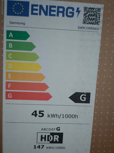 Samsung Odyssey G9 49-inch Monitor S49CG950EU Brand New Receipt and Warranty