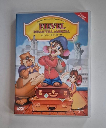Fievel – Resan till Amerika / 1986 / Repfri Skiva / Svenskt Tal / DVD