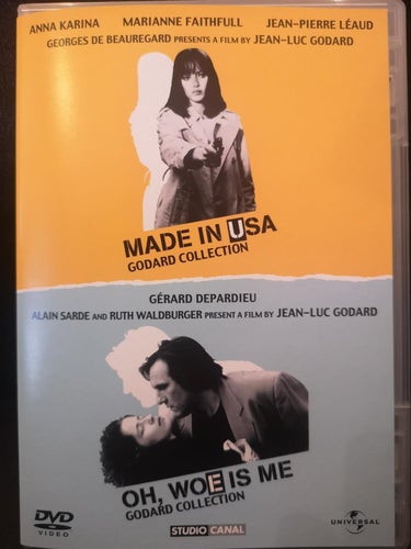 Made In USA / Oh Woe Is Me (1966, 1993) Jean-Luc Godard, Marianne Faithfull.