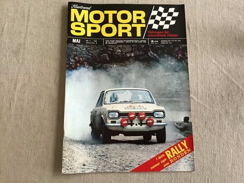 MOTORSPORT NR 5 1968 RALLY,SAFARI RALLYT,SAAB TRIM