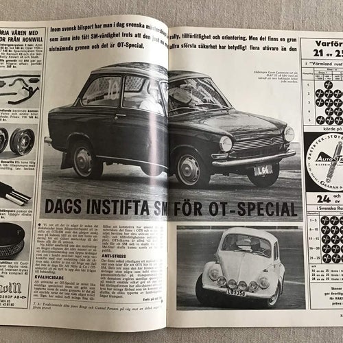 MOTORSPORT NR 5 1968 RALLY,SAFARI RALLYT,SAAB TRIM