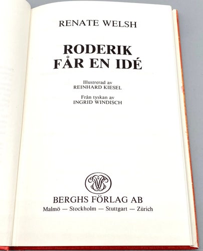 Roderik får en idé av Renate Welsh