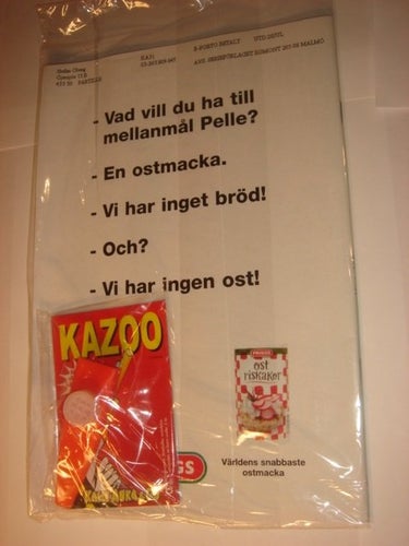 KALLE ANKA & Co I ORIGINAL PLAST leksak 2000 31 KAZOO FLÖJT