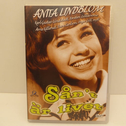 Sånt är livet - Anita Lindblom - Region 2, DVD-film, Svensk text, Fint skick