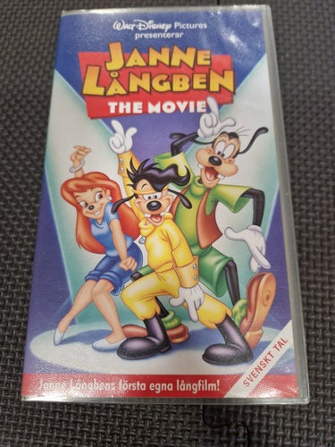 Janne Långben the movie - VHS