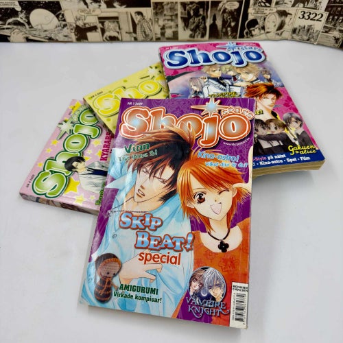 Shojo Stars Nr 1-4 2009 på svenska [Nr 1 2 3 4]