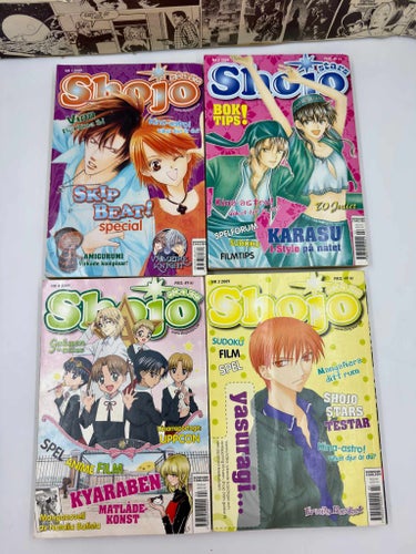 Shojo Stars Nr 1-4 2009 på svenska [Nr 1 2 3 4]