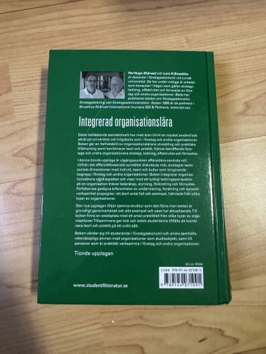 Integrerad organisationslära av Lars H. Bruzelius, Per-Hugo Skärvad