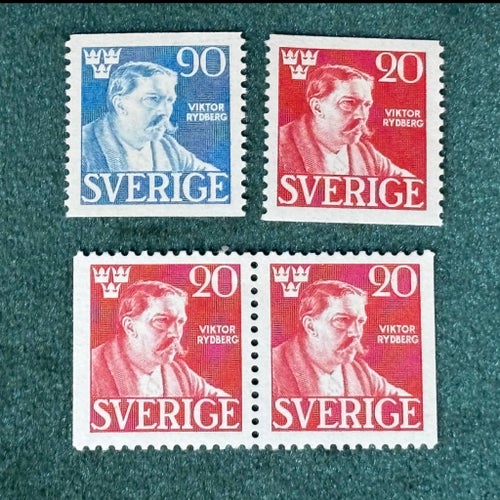 F361 - F362 ** Viktor Rydberg, Postfrisk serie.