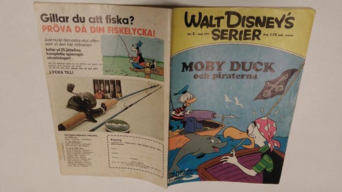 Walt Disney's Serier 1971 nr 5 Moby Duck och piraterna. Very Good