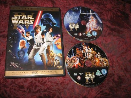 STAR WARS STJÄRNORNAS KRIG EPISOD IV (HARRISON FORD,MARK HAMILL) 2-DISC DVD