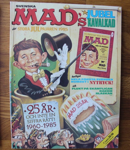 SVENSKA MAD JULPAJARE 1985