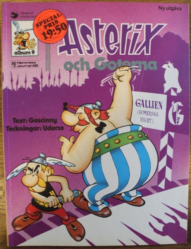 Asterix och goterna 1981 nr 9 Nyutgåva