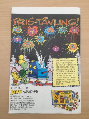 Bamse Nr 1 1995