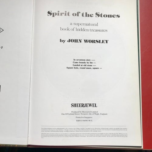 SPIRIT OF THE STONES John Worsley 1983