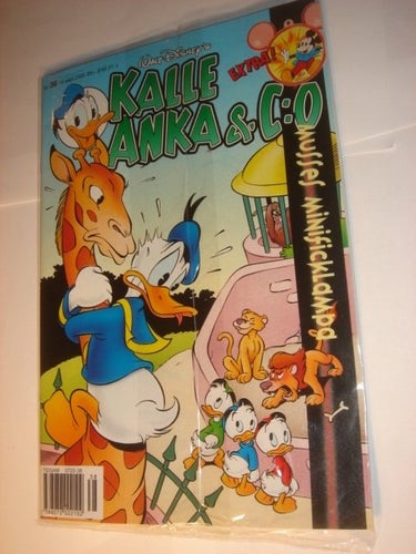 KALLE ANKA & Co I ORIGINAL PLAST leksak 2000 38 FICKLAMPA