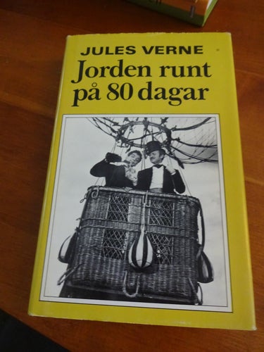 Mycket fin inbunden Jules Verne Jorden runt på 80 dagar