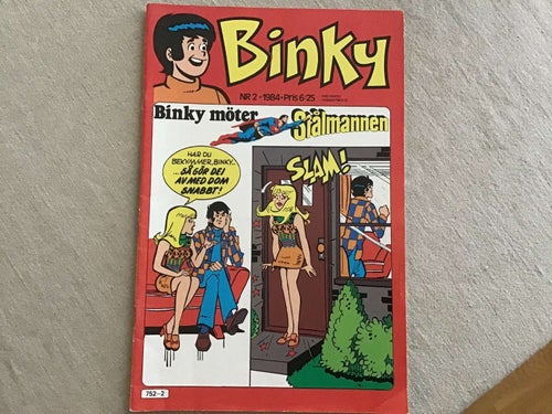 BINKY NR 2 1984 BINKY MÖTER STÅLMANNEN