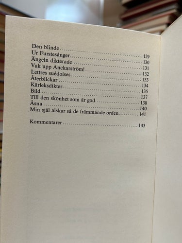 Variationer av Gunnar Ekelöf. bok, Very fine plus