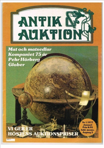 ANTIK & AUKTION 1977 Nr 1-3 och NYA ANTIK & AUKTION 1977 Nr 1-3 komplett