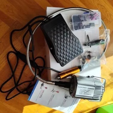 780W 500-23000RPM upphängd flexibel axelslipmaskin med kompletta tillbehör