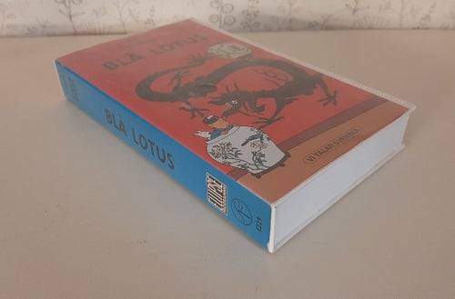 Tintin Äventyr: Blå Lotus - Hergé - 1991. VHS film.Tecknat. SF.Svenskt tal.