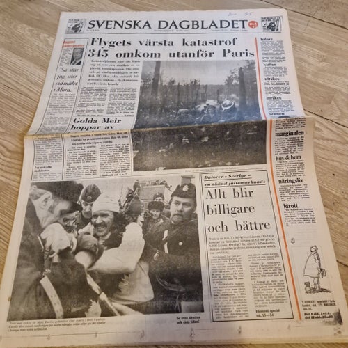 Svenska Dagbladet 4 Mars 1974