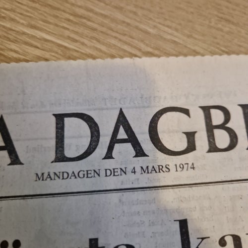 Svenska Dagbladet 4 Mars 1974