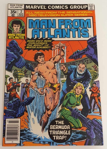 Man from Atlantis nr 2 (1978) / VF/NM / Arkiv-ex